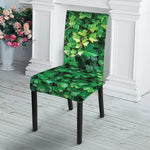 Green Ivy Wall Print Dining Chair Slipcover