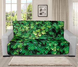 Green Ivy Wall Print Futon Protector