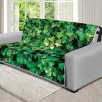 Green Ivy Wall Print Futon Protector