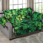 Green Ivy Wall Print Loveseat Protector