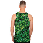 Green Ivy Wall Print Men's Tank Top