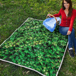 Green Ivy Wall Print Quilt