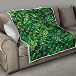 Green Ivy Wall Print Quilt