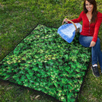 Green Ivy Wall Print Quilt