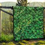 Green Ivy Wall Print Quilt
