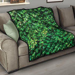 Green Ivy Wall Print Quilt