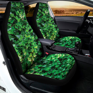 Green Ivy Wall Print Universal Fit Car Seat Covers