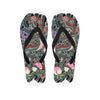 Green Japanese Dragon Tattoo Print Flip Flops