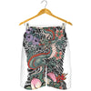 Green Japanese Dragon Tattoo Print Men's Shorts