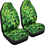 Green Leaf Print Universal Fit Car Seat Covers
