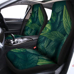 Green Leaves Print Universal Fit Car Seat Covers