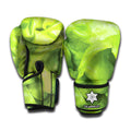 Green Lettuce Leaves Print Boxing Gloves