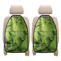 Green Lettuce Leaves Print Car Seat Organizers