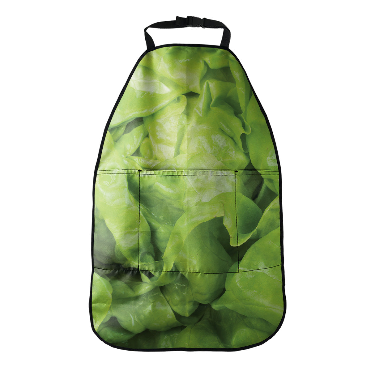 Green Lettuce Leaves Print Car Seat Organizers
