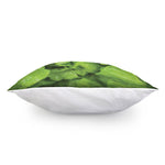 Green Lettuce Leaves Print Pillow Cover
