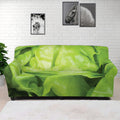 Green Lettuce Leaves Print Sofa Cover