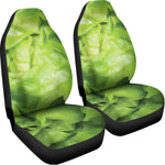 Green Lettuce Leaves Print Universal Fit Car Seat Covers
