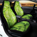 Green Lettuce Leaves Print Universal Fit Car Seat Covers