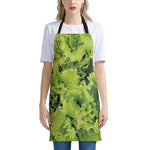 Green Lettuce Salad Print Apron