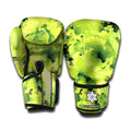 Green Lettuce Salad Print Boxing Gloves