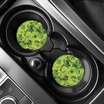 Green Lettuce Salad Print Car Coasters