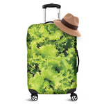 Green Lettuce Salad Print Luggage Cover