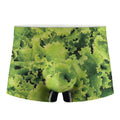 Green Lettuce Salad Print Men's Boxer Briefs