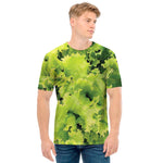 Green Lettuce Salad Print Men's T-Shirt