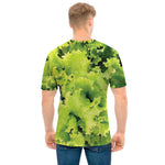 Green Lettuce Salad Print Men's T-Shirt