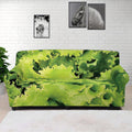 Green Lettuce Salad Print Sofa Cover
