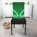 Green Light Alien Print Dining Chair Slipcover