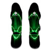 Green Light Alien Print Muay Thai Shin Guard