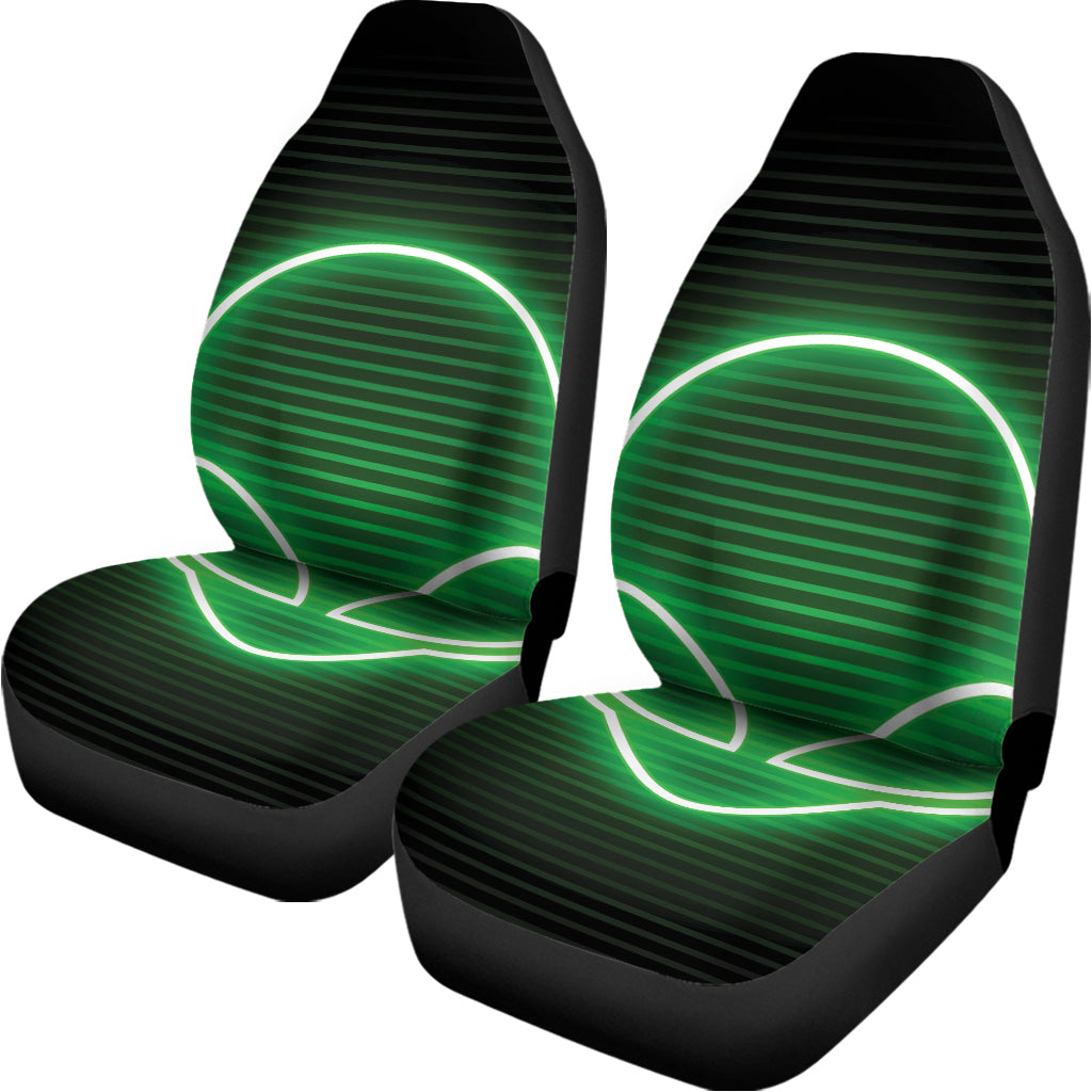 Green Light Alien Print Universal Fit Car Seat Covers
