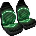 Green Light Alien Print Universal Fit Car Seat Covers
