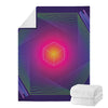 Green Light EDM Geometric Print Blanket