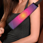 Green Light EDM Geometric Print Car Seat Belt Covers