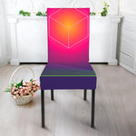 Green Light EDM Geometric Print Dining Chair Slipcover