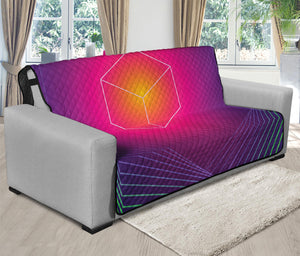 Green Light EDM Geometric Print Futon Protector