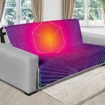 Green Light EDM Geometric Print Futon Protector