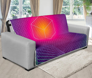 Green Light EDM Geometric Print Futon Protector