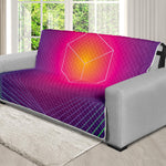 Green Light EDM Geometric Print Futon Protector