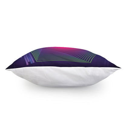 Green Light EDM Geometric Print Pillow Cover