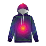 Green Light EDM Geometric Print Pullover Hoodie