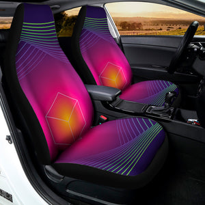 Green Light EDM Geometric Print Universal Fit Car Seat Covers