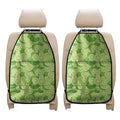 Green Lime Pattern Print Car Seat Organizers