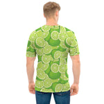 Green Lime Pattern Print Men's T-Shirt