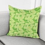 Green Lime Pattern Print Pillow Cover