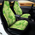Green Lime Pattern Print Universal Fit Car Seat Covers
