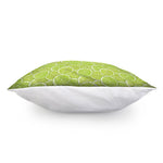 Green Lime Slices Pattern Print Pillow Cover