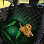 Green Masonic Eye Print Pet Car Back Seat Cover